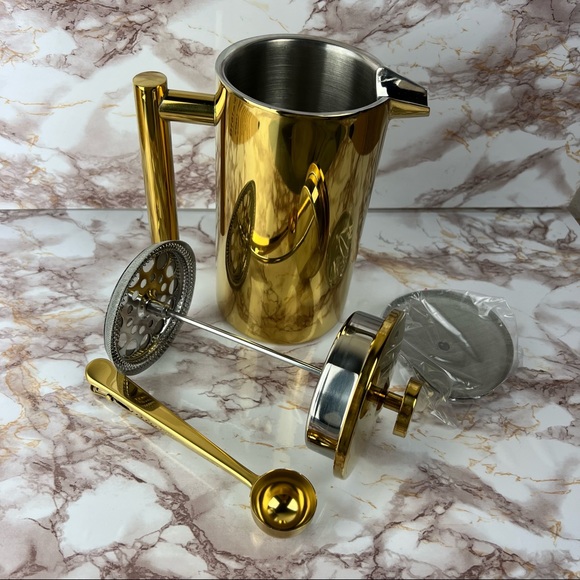 Gold Coffee French Press / Cold Brew / Tea - Picture 3 of 8